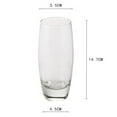 thumbnail image 2 of Bangcool Verre à Jus Base Lourde Simple Gobelet en Verre pour Boisson pour Bar à la Maison Cantine, 2 of 10