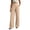 Beige, variant on Going out Pants for Women High Waist Palazzo Pants Button Decorated Drape Flowy Loose Trousers Casual Outfits with Pockets