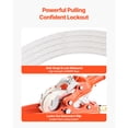 thumbnail image 3 of KFFKFF Heavy Duty Rope Puller, 6614 lbs Capacity, Ratchet Power Tool with 35 ft of 0.3 in Diameter Rope & Dual Hooks, Ideal for Tree Felling, Boat Transport, and Roadside Recovery, 3 of 9
