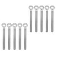 thumbnail image 3 of XYCCA 10Pcs Eye Bolts 304 Stainless Steel M6x60 Screws Hooks for Tightening Connecting-082402, 3 of 5