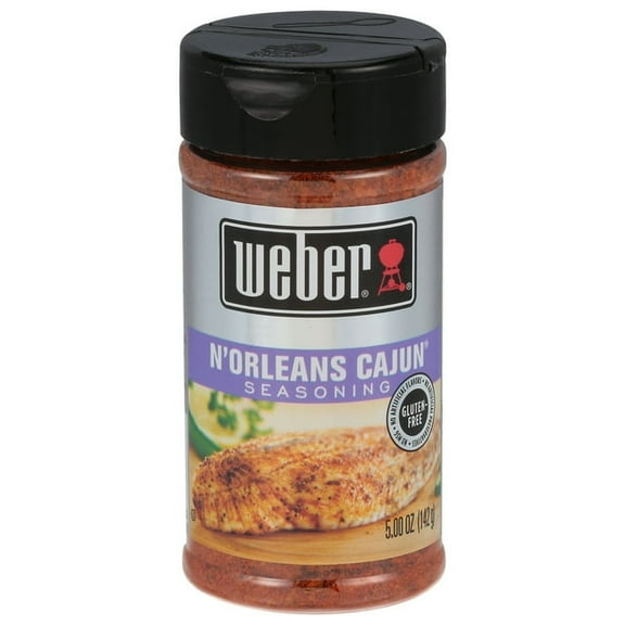 Weber N'Orleans Cajun Seasoning Gluten Free 5 oz (Pack of 2)