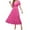 Red, variant on WENWU Women's 2025 Summer Short Sleeve Maxi Dress Casual V Neck Hollow Out Eyelet Ruffle Swing A Line Long Dresses Dresses for Women Swing Casual Dress