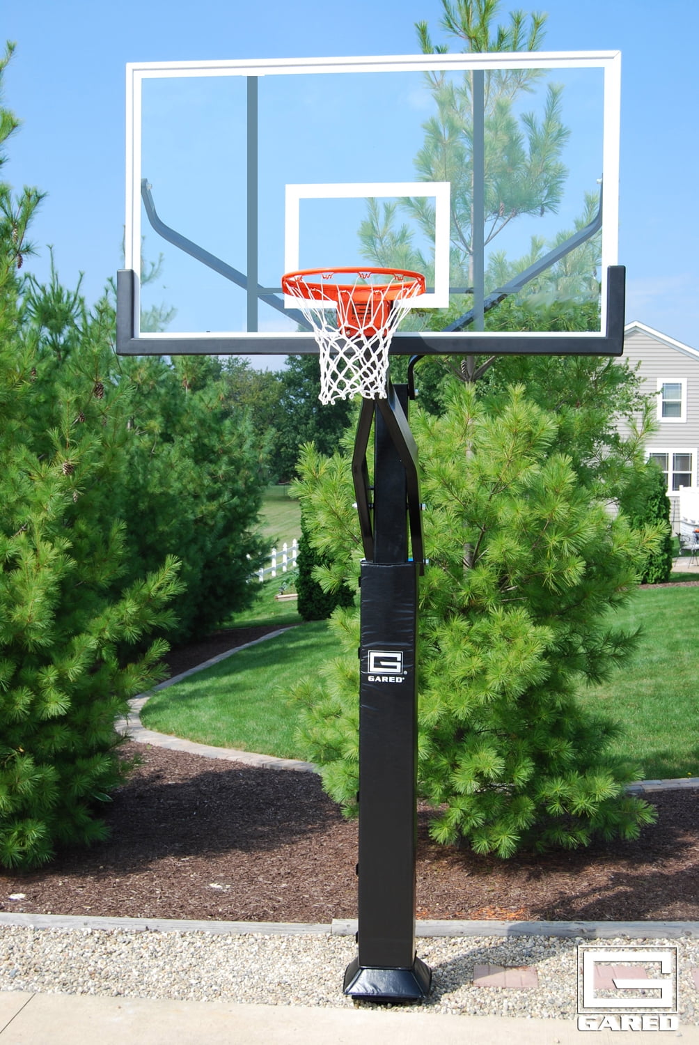 Pro Jam Direct Mount Basketball System, 6” Square Post, 42” x 72