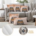 thumbnail image 6 of Fall Truck Outdoor Waterproof Pillow Covers, Thanksgiving Tree Maple Leaf Pumpkins Sunflower Decorative Square Throw Pillowcase Sofa Cushion Sham for Patio/Couch/Chair, 18"x18" 2 Pack, 6 of 8
