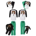 thumbnail image 1 of Awkward Styles Matching Christmas Pajamas Set Green Snowman Scarf Family Sleepwear, 1 of 7