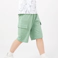 thumbnail image 5 of Ruyang Boys Active Jogger Shorts Elastic Waistband Pull on Shorts Summer Quick Dry Basketball Shorts with Pockets 4-11 Years, 5 of 8