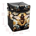 thumbnail image 5 of Honeybee Foldable Car Trash Can with Lid, Leak-proof and Hanging Storage Bag - Car Trash Bin for Convenient Use, 5 of 6
