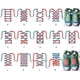 thumbnail image 3 of Juego de 2 pares de cordones planos de varias longitudes para zapatillas deportivas, 3 of 3