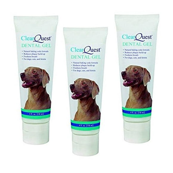 Dental Gel For Dogs & Cats - Non-toxic Formula Cleans Teeth & Freshen Breath !(3 Tubes)