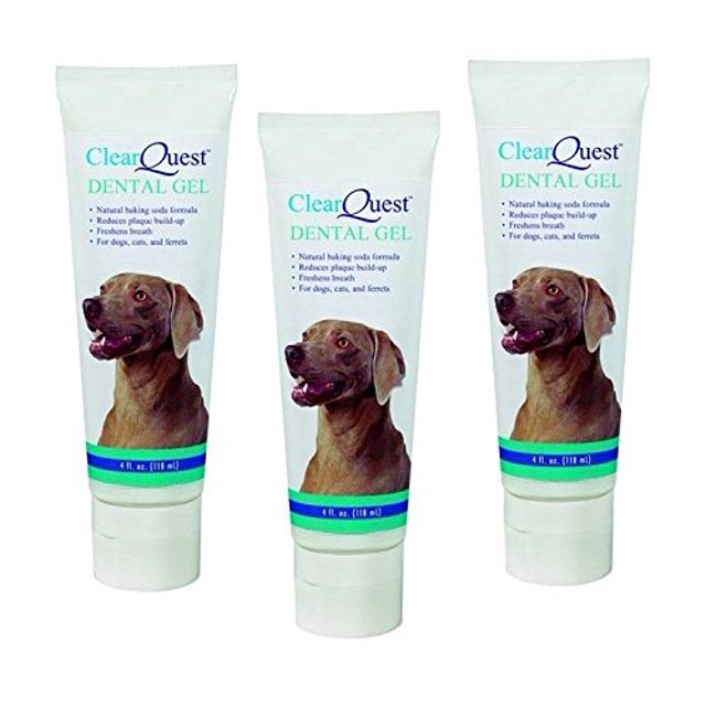 Dental Gel For Dogs & Cats - Non-toxic Formula Cleans Teeth & Freshen Breath !(3 Tubes)