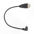 thumbnail image 3 of 90 Degree Micro HDMI to HDMI Adapter - 30cm Male to Male Cable, Supports 4K Resolution, 3 of 5