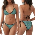 thumbnail image 3 of Disketp Cars Transportation para Bañador de Dos Piezas para Mujer, Bikini Sexy Halter String, Conjunto de Bikini en Triángulo, 3 of 6