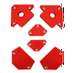 thumbnail image 1 of Imán Escuadra Para Soldar Magnética Herramientas 6 Pzs Rojo, 1 of 6
