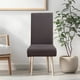 thumbnail image 3 of mfyjkho Funda de silla elástica cepillada de color liso, ajuste universal para sillas de comedor de 40-50 cm x 40-60 cm, funda de poliéster y elastano, elástica en 4 direcciones, juego de 1, 3 of 4