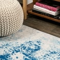 thumbnail image 4 of JONATHAN Y CONTEMPORARY POP 2 x 8 Runner Rug, Dune Abstract - Cream/Blue, CTP109B-28, 4 of 9