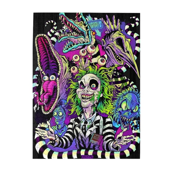 Beetlejuice 500 Piece Jigsaw Puzzle Educational Toys & Games Family-Friendly Activity