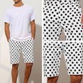 thumbnail image 6 of zfhfof Mens Golf Dress Shorts with Pockets Stretch Lightweight Men's Flat Front Summer Polka Dots Shorts for Work Casual, 6 of 9