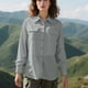 thumbnail image 5 of Neewe Women's UPF 50 Long Sleeve Sun Protection Shirts Outdoor Fast Dry Fishing Hiking Travel Shirts with Pocket, 5 of 8