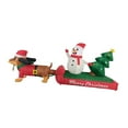 thumbnail image 3 of Adorno navideño inflable para jardín, 3 metros de diámetro, resistente a intemperie. Ideal para decorar fiestas navideñas., 3 of 9