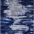 thumbnail image 1 of Ahgly Company Indoor Square Mid-Century Modern Light Purple Blue Oriental Area Rugs, 7' Square, 1 of 6