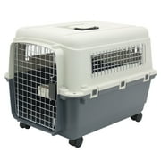 SportPet Designs Airline Approved Plastic Dog Kennel with Wheels, Medium