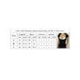 thumbnail image 5 of Liacowi Women Casual Bodycon T-shirt, Black Patchwork and Dots Print Square Collar Short Sleeve Tops, S/ M/ L, 5 of 5