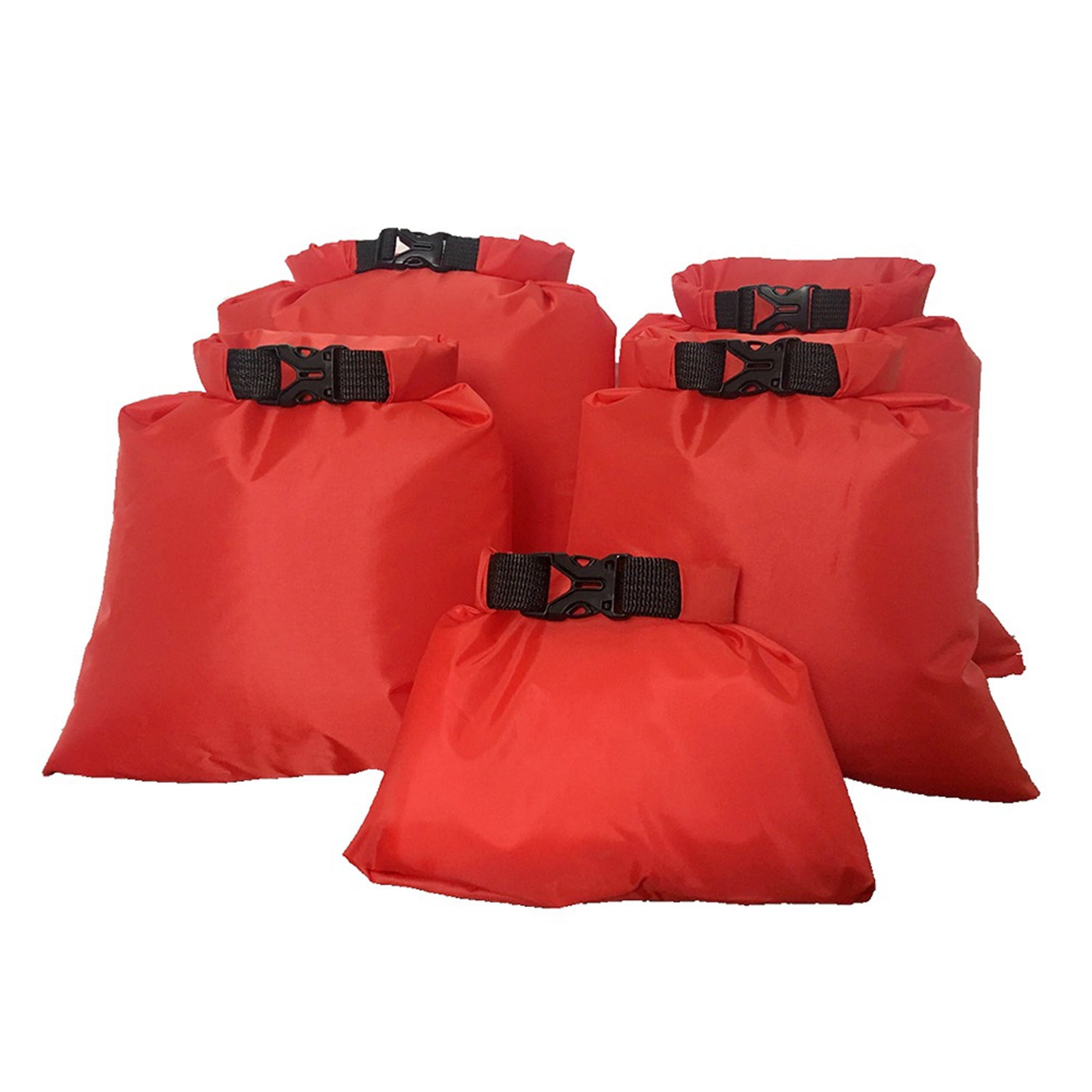 5Pcs Waterproof Dry Bag Lightweight Sacks Travel Driftings Swimming Snorkeling Bag for Hikings, Backpacking, Kayaking