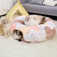 thumbnail image 2 of Cat Tunnel Bed Glitme, tubo para gatos en forma de S y túnel para gatos con forma de rosquilla, 2 of 7