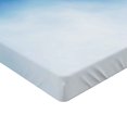 thumbnail image 2 of Ambesonne Blue Fitted Sheet, White Cloud in Clear Sky, Twin Size, Blue White, 2 of 3