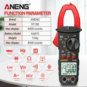 ANENG ST180 Clamp Multimeter Compact and Easy to Use, 9.7mm Jaw Opening for Safe Current Measurement