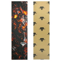 Black Diamond Grip Skateboard Graphic Griptape Sheet Lava 9" x 33" Grip Tape