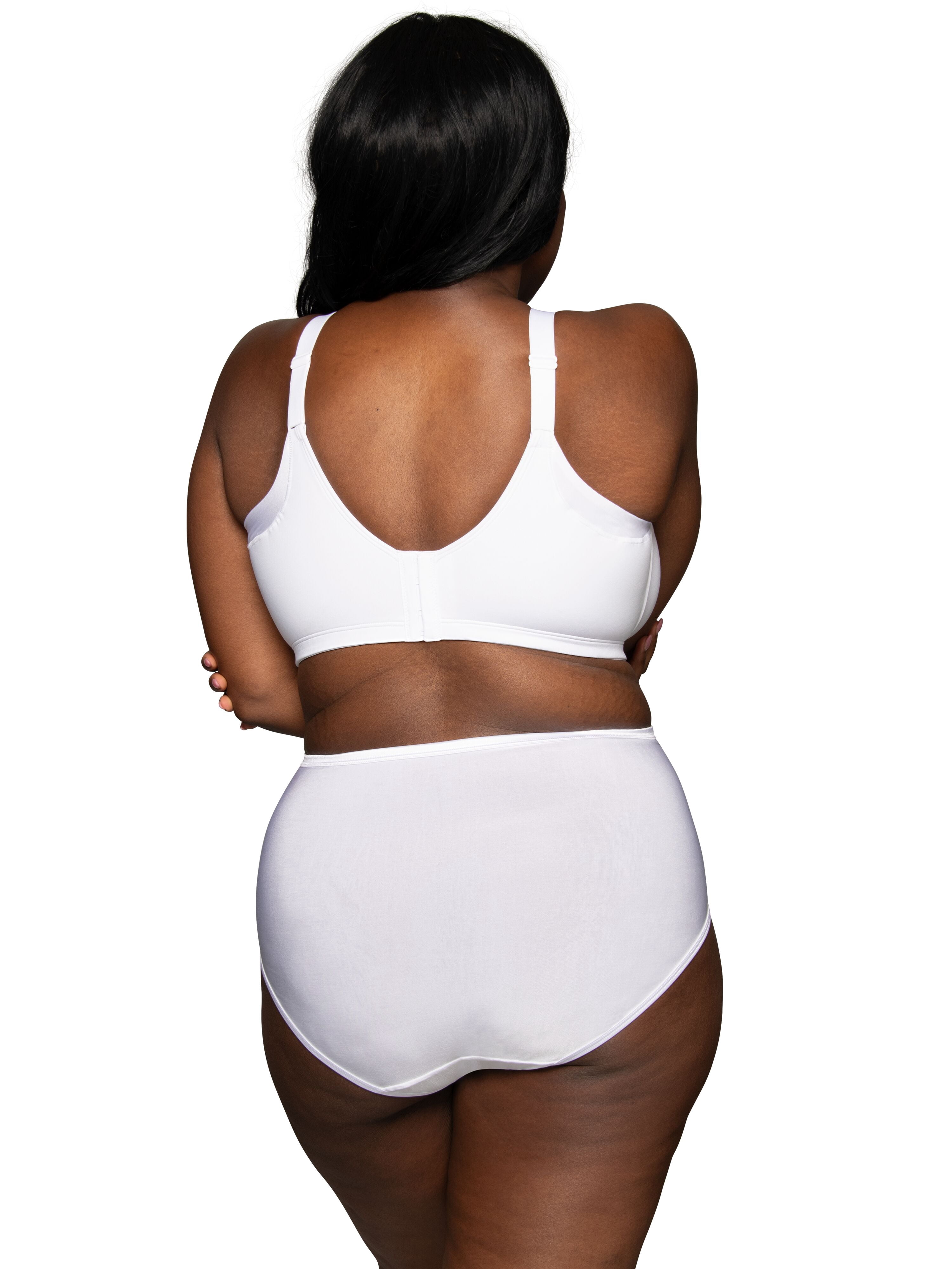 Vanity Fair Lingerie Women's Beauty Back Wireless Bra with Extended Side and Back Smoothing, Style 71267