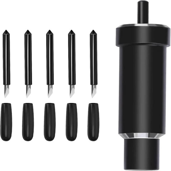 Deep Cut Housing 5 pcs Deep-Point Blade,Replacement Deep Cut Blade Suitable for Explore Air One/Air/Air 2/ Air 3 / Maker/Maker 3 Cut Materials Up to 1.5mm Thickness, for Personalized Crafts