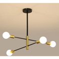 thumbnail image 1 of Lámpara colgante LED, lámpara industrial retro negra E27, lámpara de techo con ángulo ajustable de 180 °, luces vintage para sala de estar, cocina, dormitorio, comedor (bombilla no incluida) YOIURT, 1 of 5