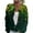 Army Green, variant on St. Patrick's Day Green Cardigan for Women Lucky Shamrock Pattern Sweaters Y2k Button Down Long Sleeve Knit Cardigans Open Front Sweaters Coat