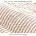 thumbnail image 5 of Nate Home by Nate Berkus Painted Stripe King Comforter Set, Pearl/Fossil, 5 of 9