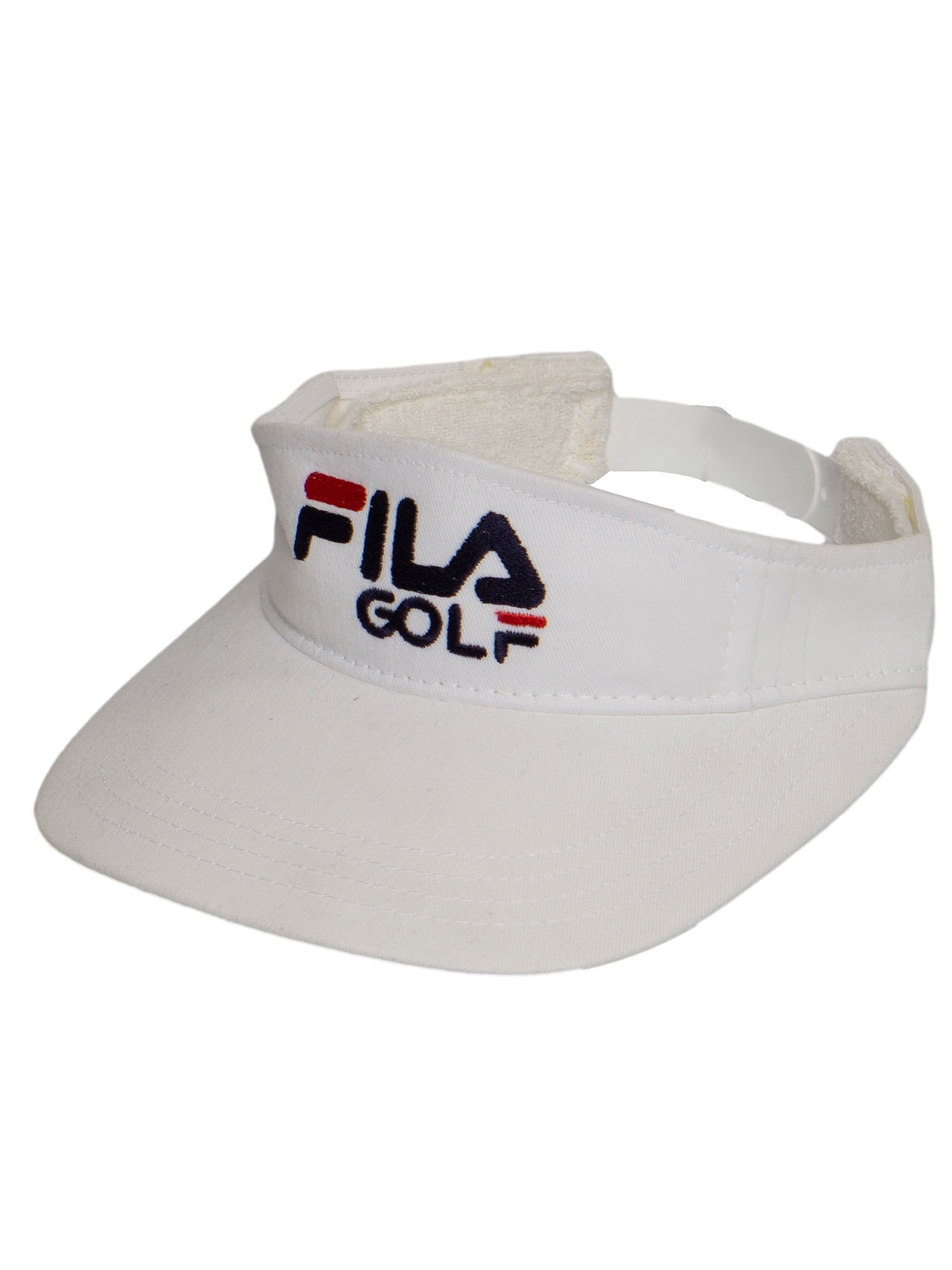 Vintage Fila Sun Visor Colorful Made in Italy OS Vintage Fila Golf Visor Sun Hat Made in the USA , White  main image 4