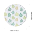 thumbnail image 2 of Eveokoki Round Tablecloth - 60 Inch Dia - Polyester Fabric Table Cloth - Washable Table Cover with Dust-Proof Wrinkle Resistant for Restaurant, Picnic, Indoor and Outdoor Dining,Simple Natural Leaves, 2 of 5