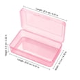 thumbnail image 2 of Plastic Pencil Case Box, 1 PCS Large Crayon Marker Pen Organizer | Plastic Bead Organizing Container with Snap-Tight Lids, Clear Craft Storage Boxes, 2 of 6