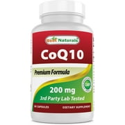 Best Naturals COQ10 200 mg, 60 Capsules