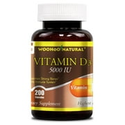 Vitamin D3 5000 IU 200 Caps Boost immunity system