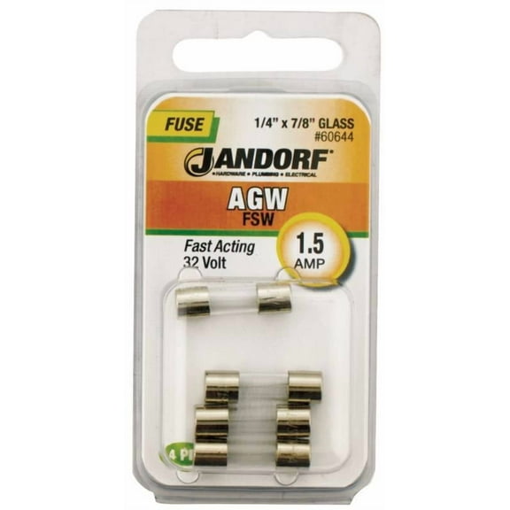 Jandorf Specialty Hardw Fuse Agw 1.5A Fast Acting 60644