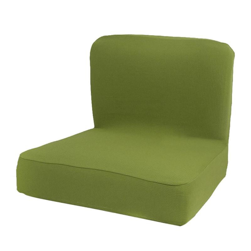 STRETCH BAR STOOL LOW BACK SHORT CHAIR COVER DINING SEAT COVERS 14-18" Green 