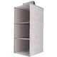 thumbnail image 2 of Pulchram Organizador Colgante Plegable de Almacenamiento, Estantería Colgante para Armario, Organizador para Armario con 5 Compartimentos Anchos, Juego de Sistema de Almacenamiento (Gris) Vhermosa LKX-1367, 2 of 8