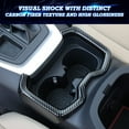 thumbnail image 4 of Xotic Tech Interior Water Cup Holder Panel Frame Cover Trim, Carbon Fiber Pattern, Compatible with Toyota RAV4 2019-2023, 4 of 9