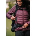 thumbnail image 5 of Forclaz Trek 100, 23°F Real Down Packable Puffer Backpacking Jacket, Women's, Purple, Large, 5 of 14