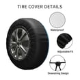 thumbnail image 4 of Kdxio Goose Holding an Umbrella for Tire Cover Wheel Protectors Tyre Covers Weatherproof Wheel Covers Universal Fit for Trailer Rv SUV Truck Camper Travel Trailers 15 inch, 4 of 8