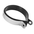 thumbnail image 4 of Abrazadera de tubo de escape de motocicleta de 3,9 pulgadas con anillo fijo de acero inoxidable y banda de goma universal, 4 of 14