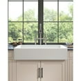 thumbnail image 2 of Jump Into Fun 30 Inch Farmhouse Kitchen Sink, Apron Front Kitchen Sink Single Bowl White Fireclay Porcelain Ceramic Farm Kitchen Sinks 30"L x 19"W x 8"H, 2 of 6