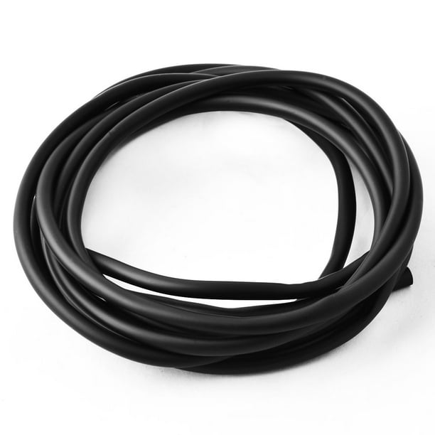 Unique Bargains Aquarium Fish Tank Rubber Air Supply Flexible Tubing Black 3 Meters Length